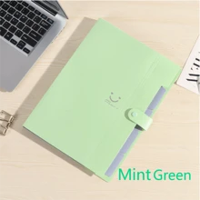 Cute Candy 5 Pocket Folder With 8-16Labels, Letter Size Expanding Organizer, Portable Accordion File,Aesthetic Paper Folder For School Office,Folders For Documents - 10 Colors Optional,Back To School,School Supplies