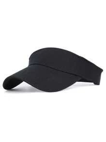 Summer Sun Hats Men Women Cotton Adjustable Visor UV Protection Top Empty Solid Sport Tennis Golf Running Sunscreen Baseball Cap