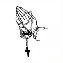 2pcs Car Fashion Stickers, Pearl Rose Christ Prayer Gesture, Car Modeling Window Glass Motorcycle Laptop Vinyl Decal, Decals For Car
