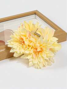 1 件女式仿真菊花发夹，温柔甜美风格发饰，适合婚礼、新娘、伴娘、舞会、派对、发饰、发爪、爪夹、发夹、发夹、海滩配饰秋冬花朵，适合度假装扮女士 - 彩色 - 查看 19