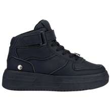 Tenis Urbano Bota Thalía Sodi Para Dama Color Negro, Con Suela Gruesa, Ajuste Firme y Seguridad Antiderrapante - Negro - Ver 2