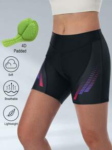 BEROY Women's Padded Bike Shorts Cycling Underwear 3D Gel Padded Lightweight Comfortable Biking Bicycle Biker Undershorts