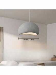 设计师餐厅吊灯 北欧风格米白色大气客厅卧室创意个性日式单头吧台灯 精品酒店样板房复古灯具/不含灯泡 - 吊燈 - 查看 15