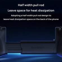 GAMESIR Kontroler gier X5 Lite uchwyt konsoli antypoślizgowa faktura Hall Rocker Typ C aktywny interfejs elastyczny silikon Przycisk ABXY wygodny uchwyt czarny