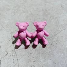 Cinturón ajustable para la cintura con hebilla en forma de oso adorable, cierrapuntos para adelgazar la cintura, ajustador de cintura desmontable