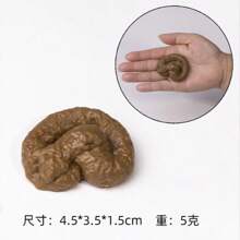 3 件逼真的塑料恶作剧假粪便/便便，适合愚人节 - 彩色 - 查看 2