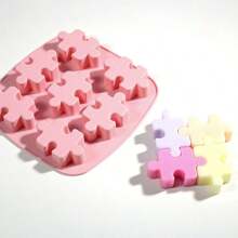 1PC/Puzzle Resin Silicone Molds Jigsaw Chocolate Mold For DIY Cake Chocolate Candy Decoration Jewelry Making
