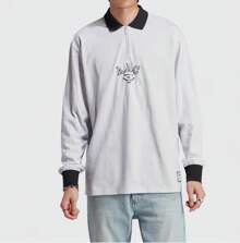 Adidas 3-Pack Men's Loose Breathable Casual Long Sleeve Polo Shirt