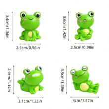4pcs/Set Resin Fake Frog, Easter Bunny Figurine Ornaments, Suitable For Gardens, Home Decor, Outdoor Settings