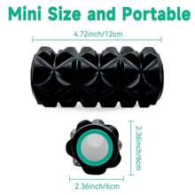 1pc Yoga Foot Massage Roller - Trigger Point Foot Massager, Massages Deep Tissue, Back, Sole, Plantar Fasciitis, Full Body Deep Tissue Muscle Relaxation - Multicolor - View 4