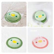 3PCS Kitchen Sink Drain Anti Odor Pressing Cover, Sink Floor Drain Cover, Bathroom Sink Drain Anti Clogging Cover
