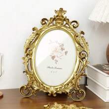 1 pieza de marco de foto dorado curvo estilo europeo vintage, adecuado para decoración del hogar y exhibición de fotos (múltiples estilos para elegir) - Una variedad de estilos retro - Ver 16