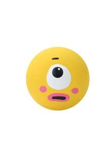 [Para perros de raza pequeña] 1/3 piezas de juguete sonoro para perros con diseño de ojos grandes y adorables, pelota de goma resistente para perros con chirrido para masticar, limpiar los dientes y entrenamiento interactivo, artículos para mascotas
