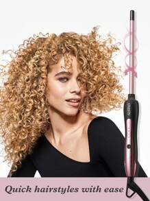 CRASTS 9mm Diameter Hair Curler,Heating Fast, Two Temperature Settings , Easily And Quickly Make Hairstyles,Home Use,Hair Care Gift HC-037