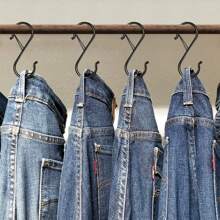 10 PCS Anti-Drop S Hooks For Hanging, 3.5 Inch Heavy Duty Metal S With Buckle S Shaped Hooks In Pot, Rack, Closet, Kitchen, Bathroom, Garden And Closet Organize For Hanging Plants, Clothes, Kitchen Utensil, Pots And Pans