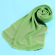 5pcs Quick-Dry Cooling Towels - Reusable, Breathable Polyester Blend, Soft Breathable Microfiber Towel, Moisture-Wicking, Cold Feel Ice Towel, Fade-Resistant Sports & Gym Towels For Summer Outdoor Activities, Ice Towels, Fitness, Running