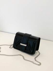 1 Pc New Mini Solid Color Girls' Crossbody Bag, Pu Material, Metal Strap, Lightweight And Easy To Carry, Magnetic Closure, Minimalist Style, Fashionable And Versatile For Daily Outings, Shopping, Gatherings, Or As A Gift For Friends - Crossbody Bags - View 10