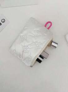 Fashionable Portable Cosmetic Bag Multifunctional Storage Bag Earphones Storage Bag Perfect For Daily Use Of Lipstick Make-Up Tools Skincare Products Sanitary Napkins Coins And Small Items Suitable For Back To School Travel Essentials Holiday Essentials Holiday Travel Bag Travel Accessories - Multicolor - View 2