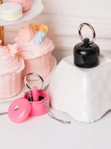 1 件珠宝盒，便携式珠宝收纳盒，旅行珠宝架收纳，药盒钥匙扣容器，钥匙扣，便携式指环扣钥匙扣，运动珠宝盒，旅行珠宝盒，女士旅行指环扣钥匙扣 - 彩色 - 查看 1