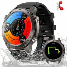 EIGIIS 男士运动智能手表，配备GPS、1.43英寸高清屏幕、无线通话、消息提醒、支持多种语言、500mAh大容量电池、超长续航、170多种运动模式，适合户外使用，兼容安卓和iOS手机。