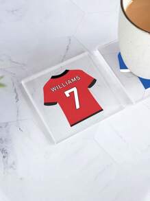 Personalisierter Fußballtrikot Untersetzer, Fußballgeschenke, Vati Untersetzer, Kinder Untersetzer, Vatertags Geschenke, Vati Opa Geschenke, Sportgeschenke, multifunktional, langanhaltend, dekorativ, wiederverwendbar, exquisit, stilvolll, hochwertig, farbig, modern, individuell, personalisiert, einzigartig, ideales Geschenk für ihn, ideales Geschenk für sie