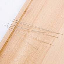 QIAO 30pcs Stainless Steel Beading Needles 8cm 10cm Hand Tools Beading Pins For Beading Diy Earrings Bracelet Necklace Jewelry Making