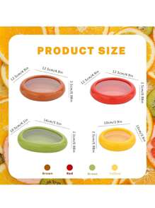 Contenedor universal de silicona para frutas y verduras, rejilla reutilizable para almacenamiento de alimentos, sello elástico fresco para la nevera