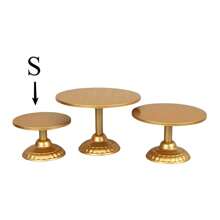 1 Stück Goldener Eisenkuchenständer, geeignet für Dekoration der Dessert-Tischplatten bei Hochzeiten, Nachmittagstee, Geburtstagsfeiern und Familienfesten - Verschiedenfarbig - Übersicht 10