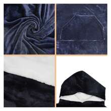 Wearable Hooded Blanket For Adults EMF Shielding Blanket, Lightweight, Cozy And Functional Radiation Blocking Throw Blanket For Adult