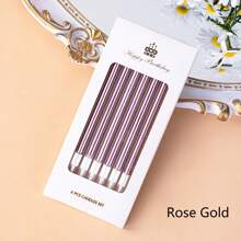 6/8pcs Numeric Birthday Candles, Baking Birthday Number Candles For Cake, Party, Romantic Atmosphere Gifts Graduation - Multicolor - View 10