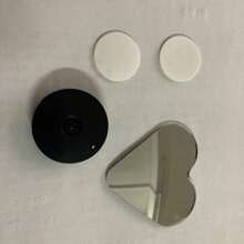 1 Pair Heart-Shaped Blind Spot Mirrors, 360° Viewing Angle Convex Car Blind Spot Mirrors, Frameless Vehicle Blind Spot Rearview Mirrors For Parking