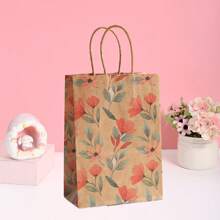12/16pcs/Set Paper Gift Bag, Kraft Paper Bags For Party Favors, For Mother's Day , Bridesmaid Gifts , Graduation Gifts , Birthday Gifts,Wedding Gifts