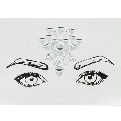 Ace Rock Gem Stickers – Sparkly Treasure Chest Of Adhesive Gems For Kids' Dress-Up & Craft Fun - Face Gem Stickers, Kids' Dress-Up Gems, Treasure Chest Gems, Craft Gemstones, Festival Face Stickers, Princess Costume Accessories, Pirate Treasure Gems, Party  Stickers, DIY Gem Decoration, Self-Adhesive Jewels