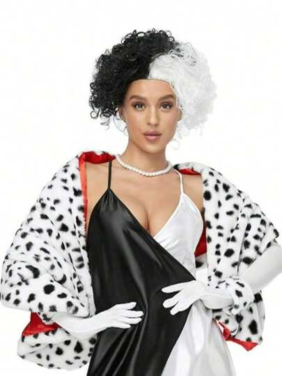 1pc Leopard Print Spotted Dog Leopard Print Shawl Leopard Print Cute Rabbit COS Accessory Shawl