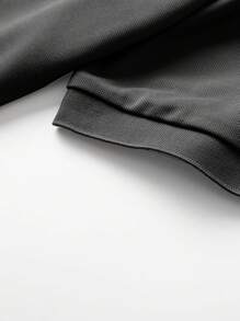 Men's Casual Solid Color Polo Shirt, Minimalist Fashion For Everyday Wear