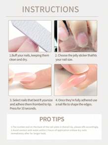 XEERCOOU 10Pcs Short Press On Nails Blue Flash Of Light Gradient Short Office Dailywear False Nails Includes 1Sheet Tabs &1 Pc Mini File Nail Supplies Nails