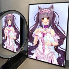 1pc Vanilla Anime Canvas Painting Cafe Bar Room Wall Decor Unframed