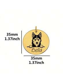 Ed Cute Dog Tag, Bone Dog Tag, Personalized Dog Tag, Customized Dog Tag, Dog ID Tag, Dog Collar Tag, PET ID Tag