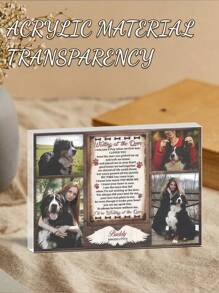 Personalized Pet Memorial Photo Acrylic Plaque, I Never Left You Dog Cat Acrylic Plaque, Pet Sympathy Gifts, Gifts To Remember A Pet Birthday Graduation