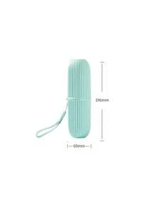 2pcs Mouthwashing And Brushing Cups Simple Tooth Cylinder Toothpaste Cover Portable Travel Suit Couple Toothbrush Box Dental Storage Box