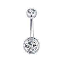 1/7/10pcs Stainless Steel 14G Low-Allergy Navel Rings, Unisex Body Piercing Jewelry