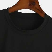 Japanese Spider Lily Soft Grunge Anime Aesthetic Flower Gift T-Shirt Women's Plus Size Tee - 黑色 - 查看 4