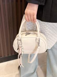 Sac à main de qualité premium pour femme, nouveau design de sac de bowling à la mode, sac polyvalent avec épaule et poignée supérieure