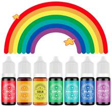 12ML DIY Handicraft Colorant, Highly Concentrated Baking Decoration Pigment Liquid, Cake Decoration Color, Soap Dye Is Suitable For Baking, Valentine's Day Cake, Handmade DIY Production