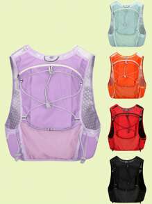 Marathon Outdoor Running Hydration Backpack, Lightweight Multifunctional Portable Hiking Camping Reflective