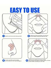 لصقات الأنف لمنع الشخير ، مساعد النوم بدون رائحة أو بطاريات ، مساعد النوم المنزلي ومدلك الأنف 5-100 قطعة