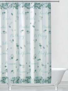 1 pièce Rideau de douche imperméable 180*180 cm 100% PVEA. Rideau de séparation de salle de bain grand carré. Séparation sèche et humide pour la douche. Décoration de salle de bain d'été Accessoires de salle de bain