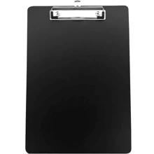 Portapapeles negro A4, Tableta de escritura de plástico, Soporte para documentos/facturas, Portapapeles de papelería A5, Regreso a clases, Útiles escolares