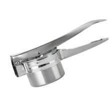 Machacador de patatas de acero inoxidable, machacador de arroz - Prensa patatas, machacador, exprimidor de limón y rallador de verduras con mango antideslizante - Fácil machacado y preparación de arroz, frutas y verduras, herramienta manual de cocina