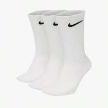 Nike 3 Pairs Of Everyday Lightweight Crew Socks For Men And Women, Style SX7676-100 - White - View 2